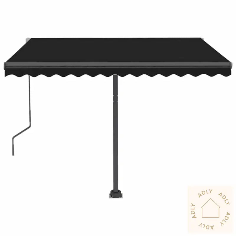 Frittstående Automatisk Markise 350X250 Cm Antrasitt