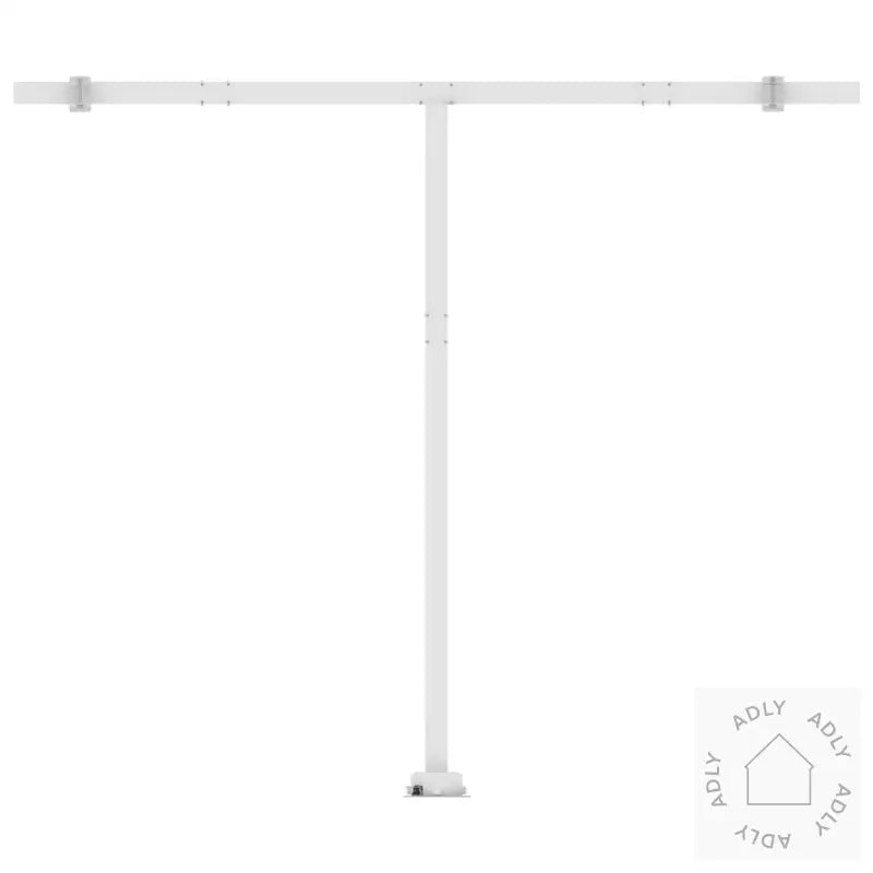 Frittstående Automatisk Markise 300X250 Cm Blå Og Hvit