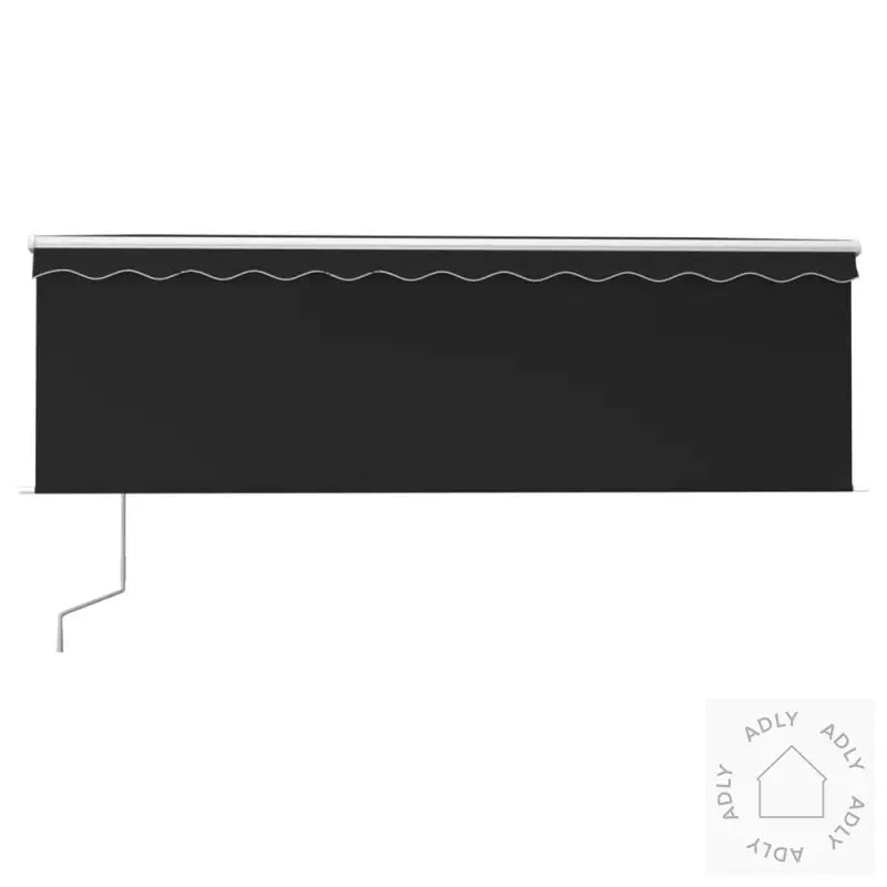 Automatisk Uttrekkbar Markise Med Rullegardin 4,5X3 M Antrasitt