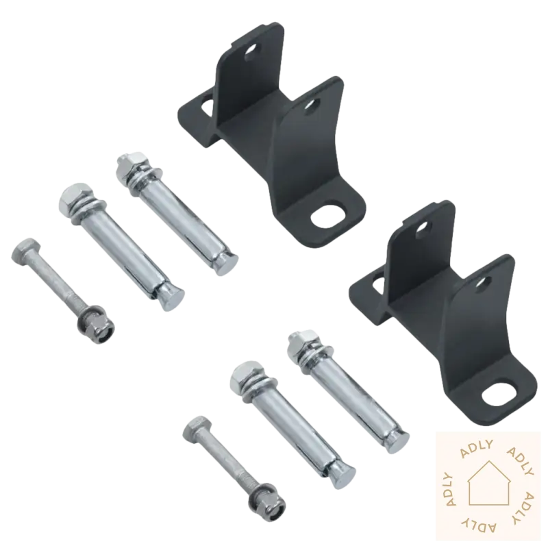 Metal monteringsbraketter og hardware for uttrekkbare markisen med solid aluminiumsramme