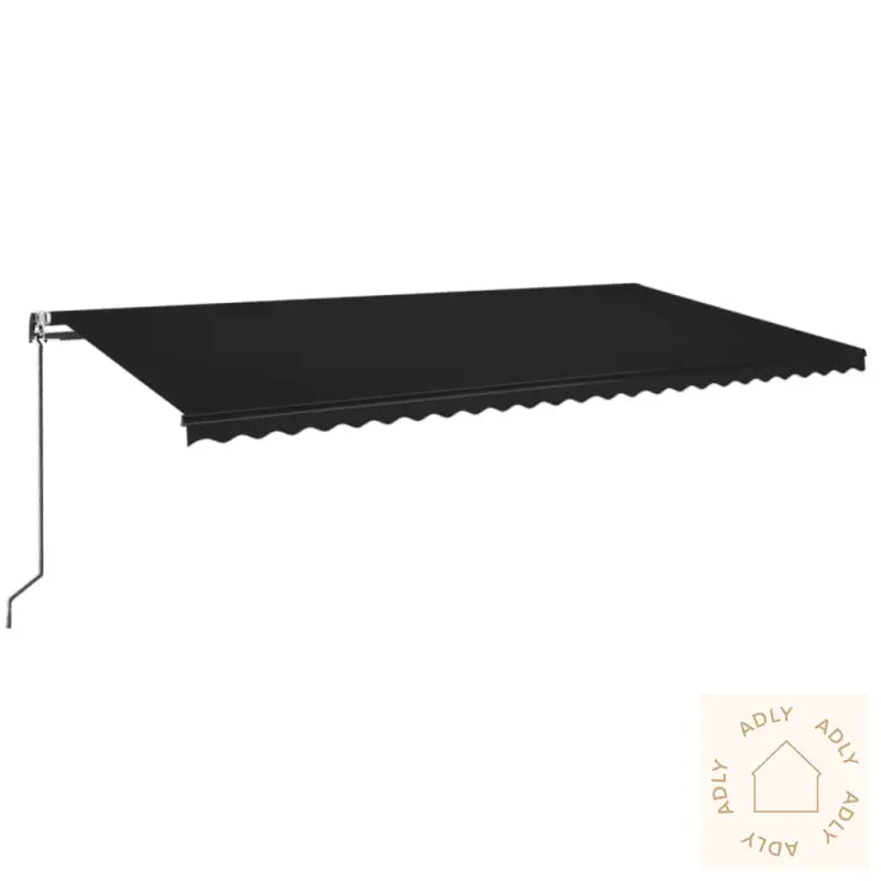 Automatisk Uttrekkbar Markise 600X350 Cm Antrasitt