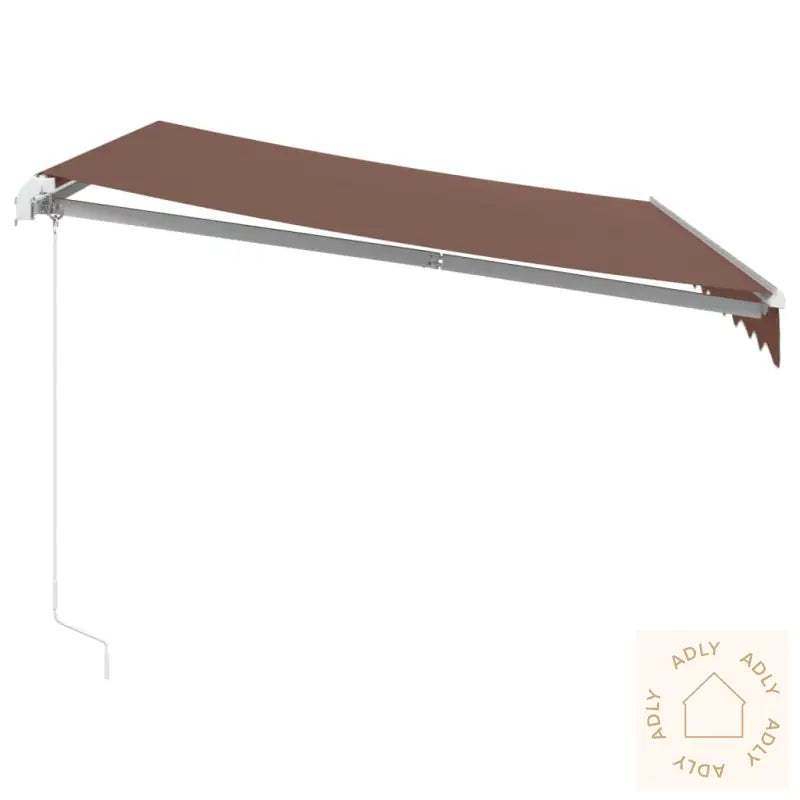 Manuell Uttrekkbar Markise Brun 300X250 Cm