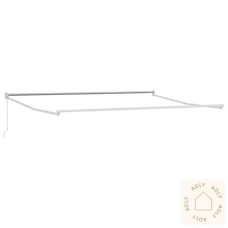 Manuell Uttrekkbar Markise Burgunder 400X300 Cm
