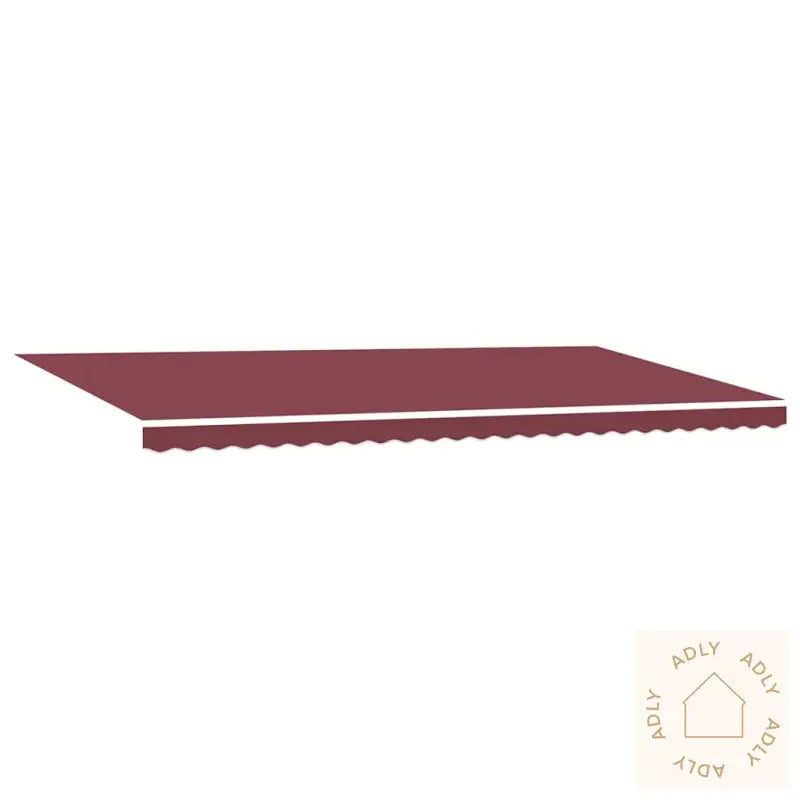 Manuell Uttrekkbar Markise Burgunder 600X300 Cm