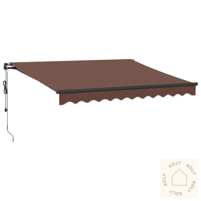 Automatisk Uttrekkbar Markise Burgunder 300X250 Cm