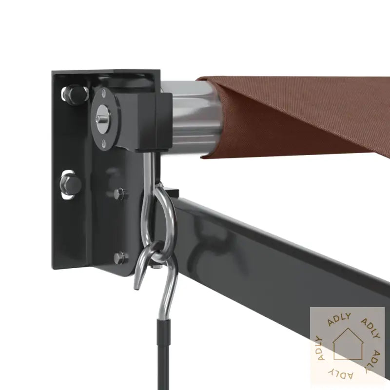 Manuell Uttrekkbar Markise Brun 400X300 Cm