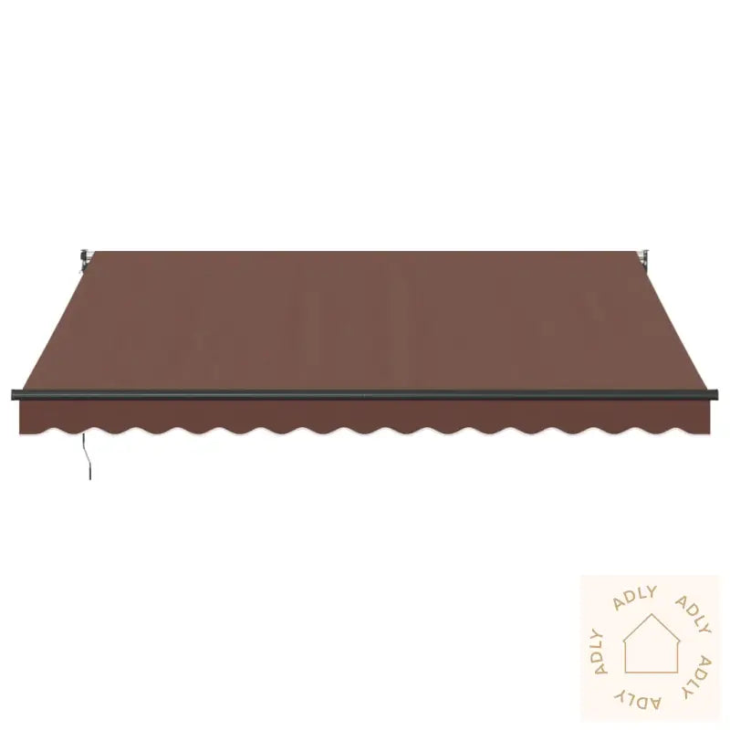 Manuell Uttrekkbar Markise Brun 400X300 Cm