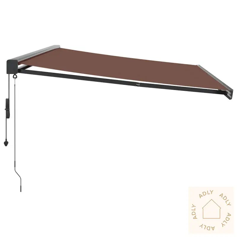 Automatisk Uttrekkbar Markise Brun 500X300 Cm