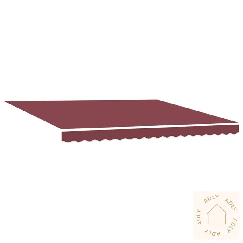 Automatisk Uttrekkbar Markise Burgunder 400X300 Cm