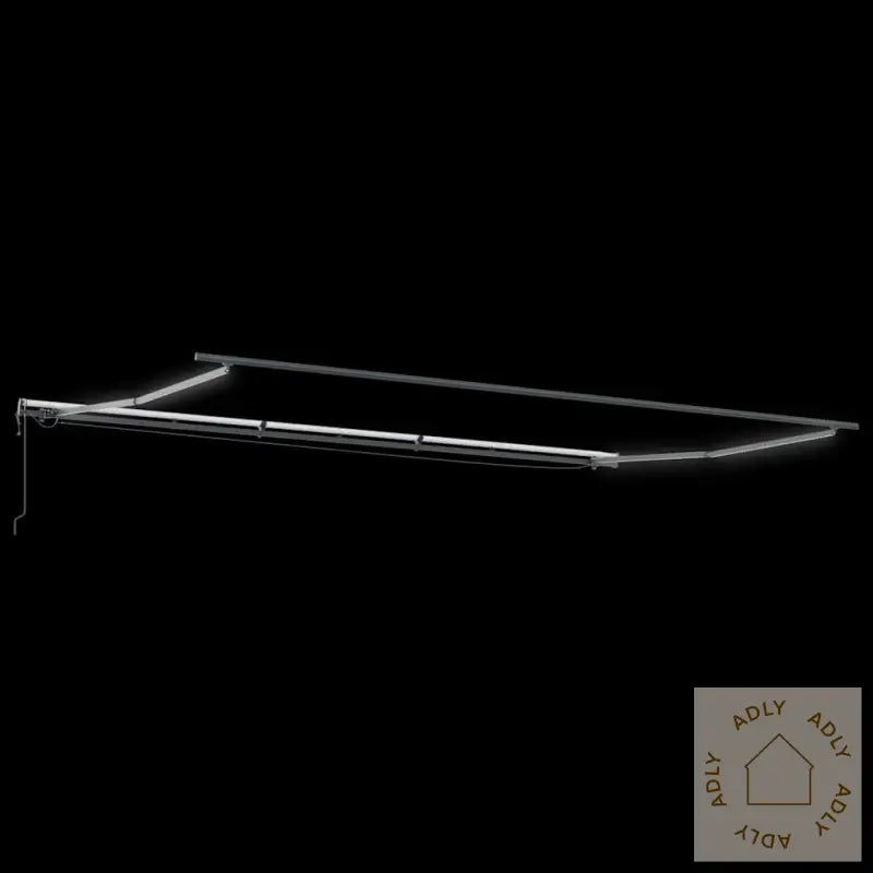 Automatisk Uttrekkbar Markise Med Led Burgunder 600X300 Cm