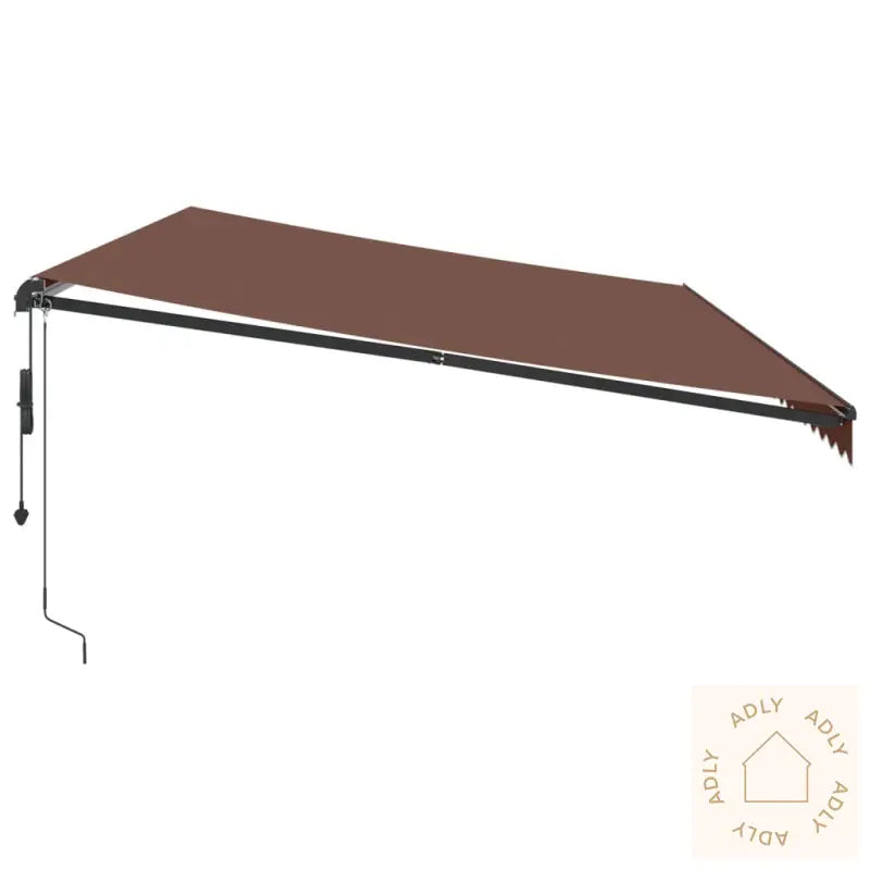 Automatisk Uttrekkbar Markise Brun 600X300 Cm
