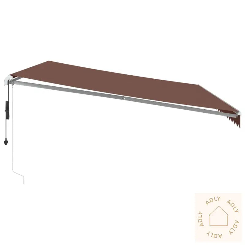 Automatisk Uttrekkbar Markise Brun 500X300 Cm