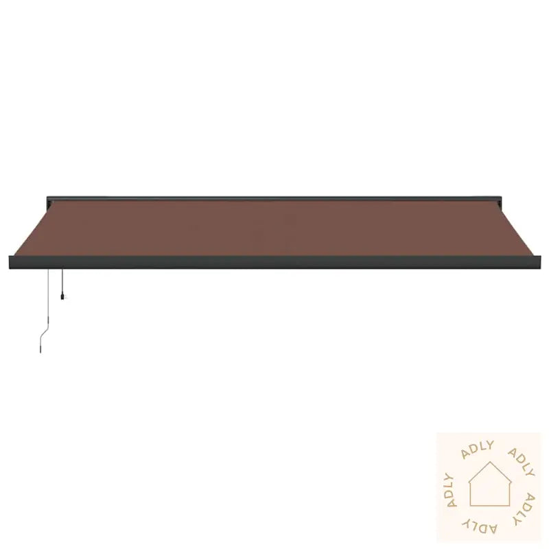 Automatisk Uttrekkbar Markise Brun 500X300 Cm