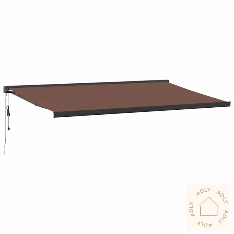 Automatisk Uttrekkbar Markise Brun 500X300 Cm