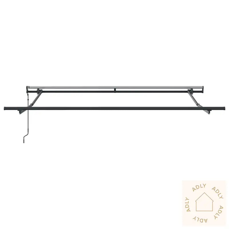 Automatisk Uttrekkbar Markise Med Led Burgunder 300X250 Cm