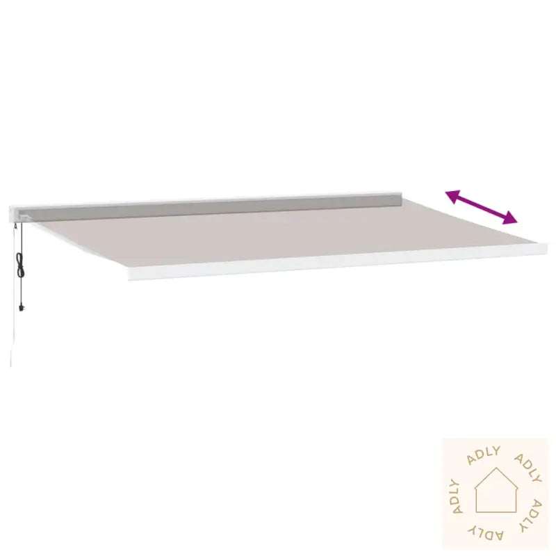 Automatisk Uttrekkbar Markise Brun 500X300 Cm