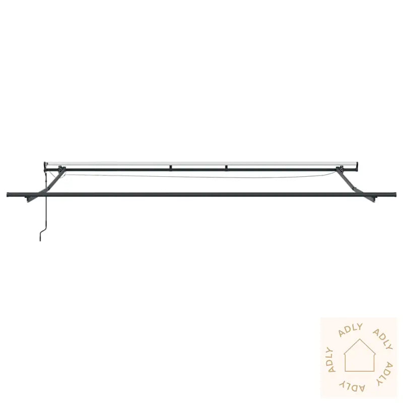 Automatisk Uttrekkbar Markise Med Led Burgunder 400X300 Cm