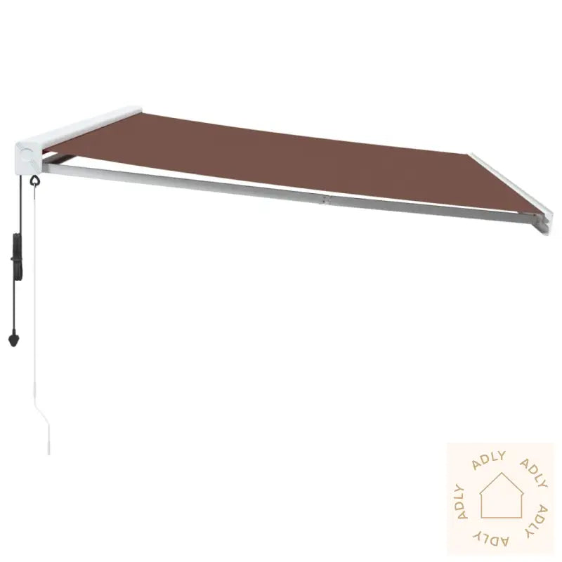 Automatisk Uttrekkbar Markise Brun 500X300 Cm
