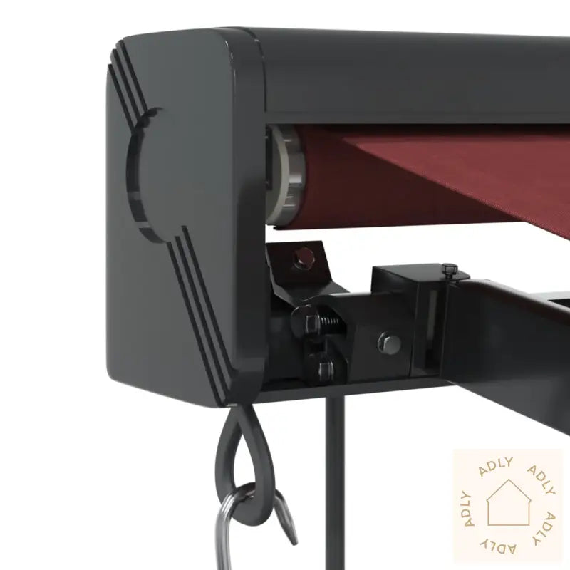 Automatisk Uttrekkbar Markise Burgunder 400X300 Cm