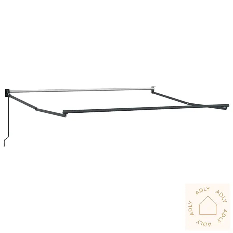 Manuell Uttrekkbar Markise Burgunder 300X250 Cm