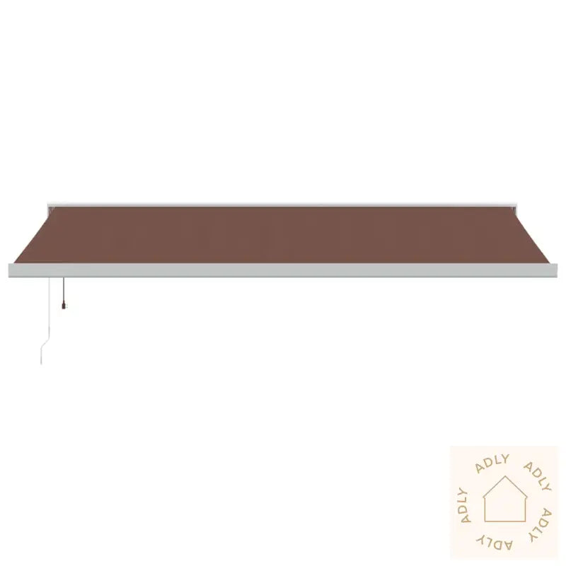Automatisk Uttrekkbar Markise Brun 500X300 Cm