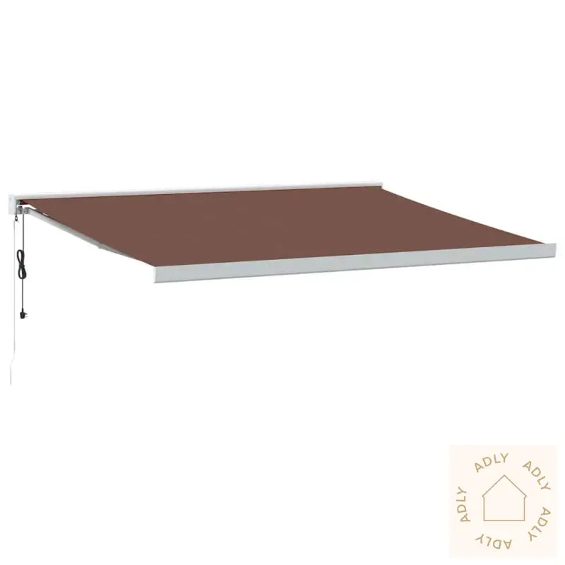 Automatisk Uttrekkbart Markise Brun 400X300 Cm