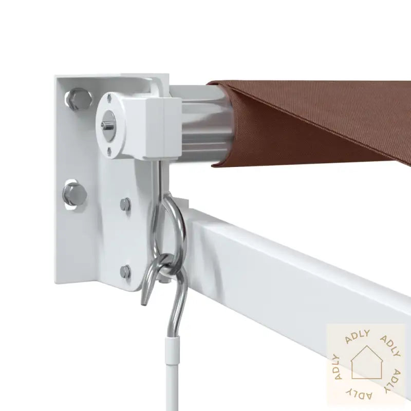 Manuell Uttrekkbar Markise Brun 350X250 Cm