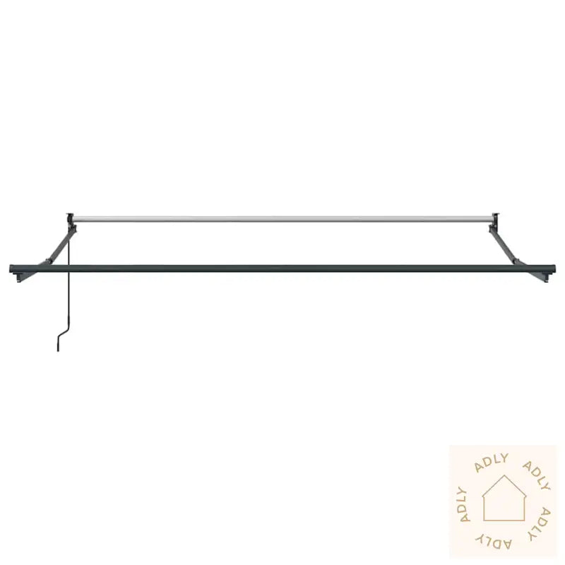 Manuell Uttrekkbar Markise Burgunder 300X250 Cm