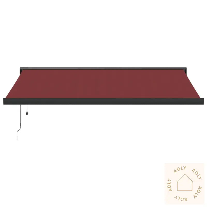 Automatisk Uttrekkbar Markise Burgunder 400X300 Cm