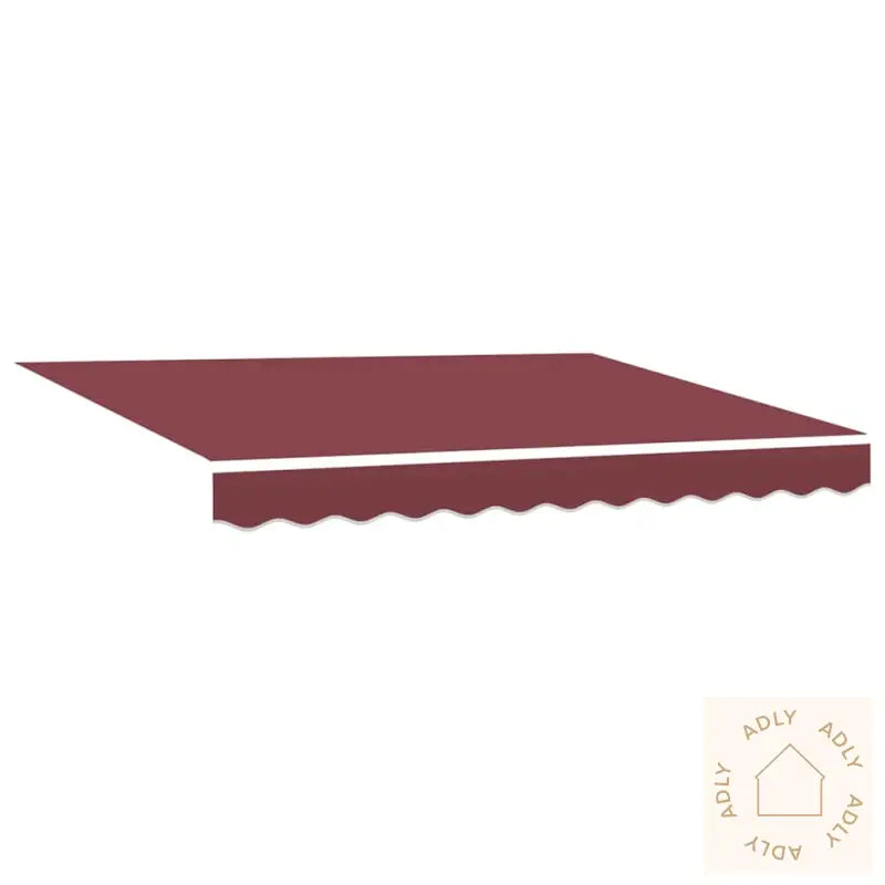 Automatisk Uttrekkbar Markise Med Led Burgunder 300X250 Cm