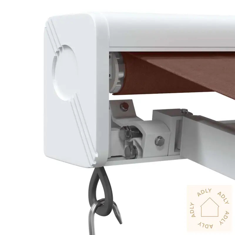 Manuell Uttrekkbar Markise Brun 300X250 Cm