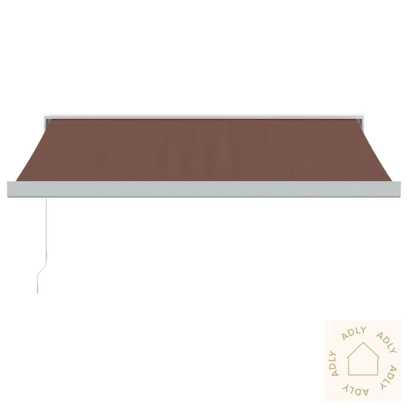 Manuell Uttrekkbar Markise Brun 300X250 Cm