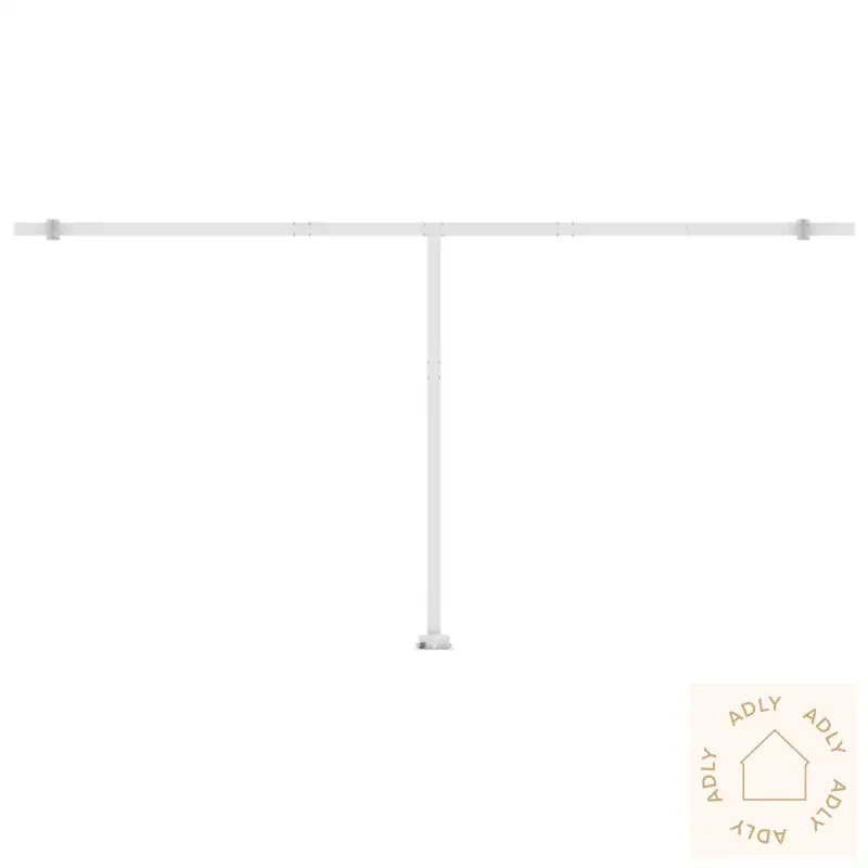 Automatisk Markise Med Vindsensor Og Led 600X350 Cm Gul Og Hvit