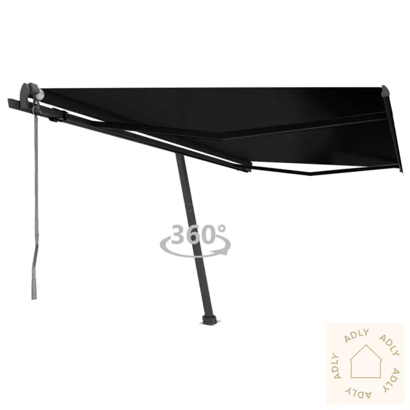 Frittstående Automatisk Markise 450X350 Cm Antrasitt