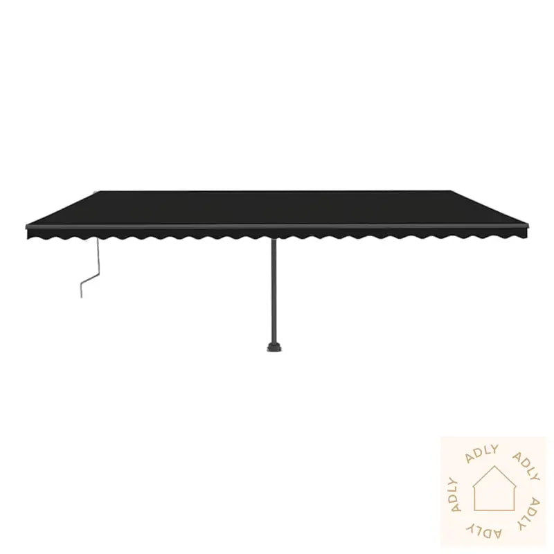 Automatisk Markise Med Vindsensor Og Led 600X300 Cm Antrasitt
