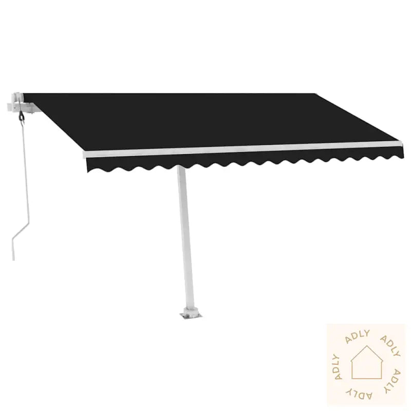 Frittstående Automatisk Markise 450X300 Cm Antrasitt