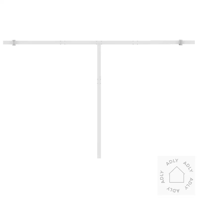 Automatisk Markise Med Vindsensor Og Led 450X300 Cm Gul Og Hvit