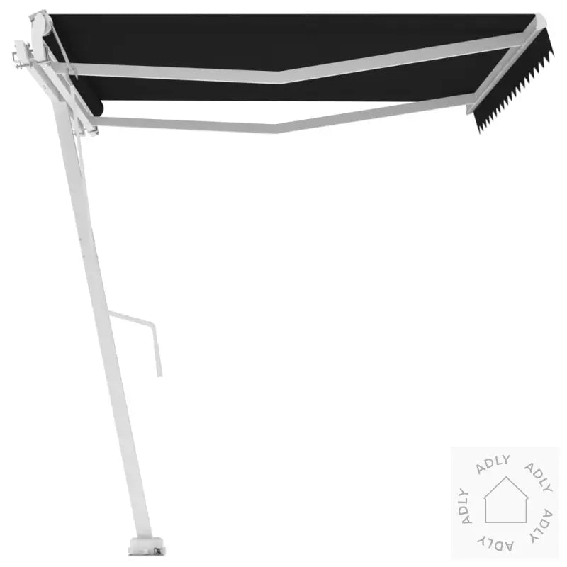 Frittstående Automatisk Markise 450X350 Cm Antrasitt