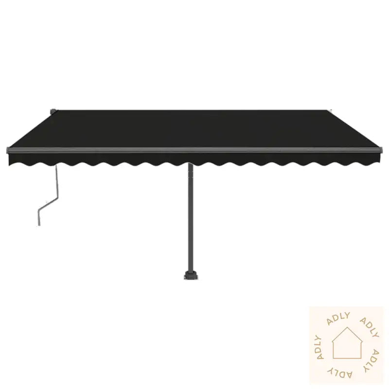 Frittstående Automatisk Markise 400X350 Cm Antrasitt