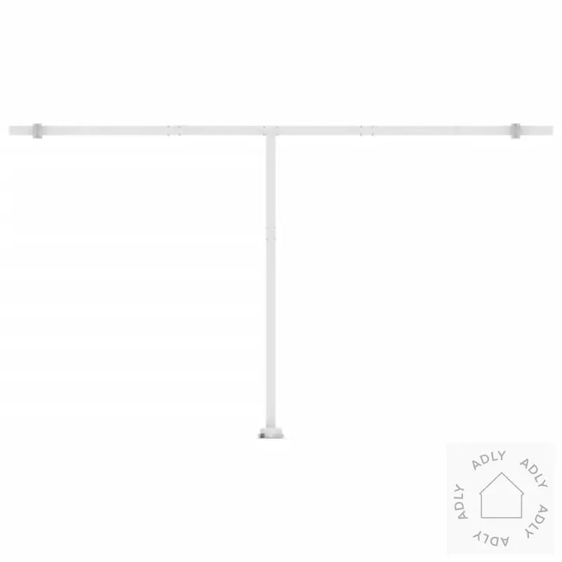 Automatisk Markise Med Vindsensor Og Led 500X300 Cm Blå Og Hvit
