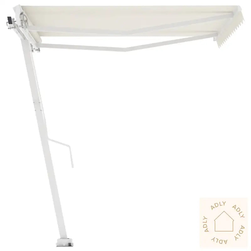 Frittstående Automatisk Markise 300X250 Cm Kremhvit
