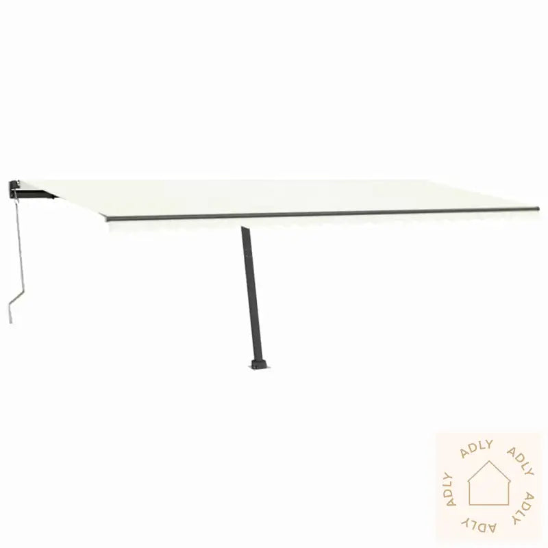 Frittstående Automatisk Markise 600X300 Cm Kremhvit