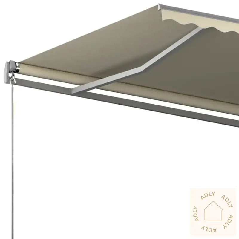 Frittstående Automatisk Markise 600X300 Cm Kremhvit