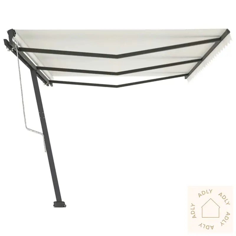 Frittstående Automatisk Markise 600X300 Cm Kremhvit