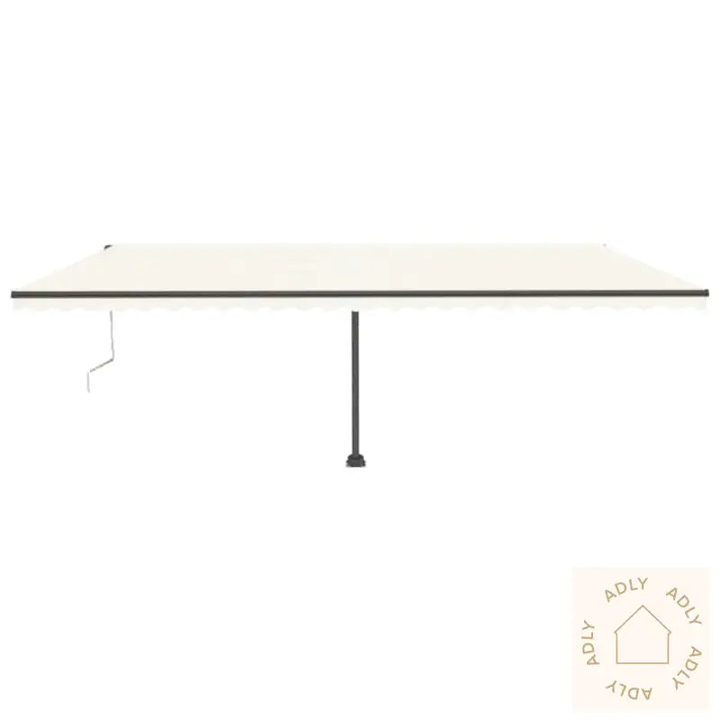 Frittstående Automatisk Markise 600X300 Cm Kremhvit