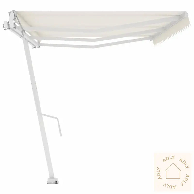 Frittstående Automatisk Markise 600X300 Cm Kremhvit