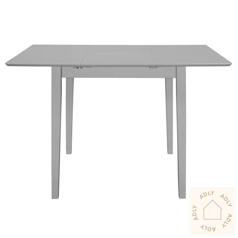 Uttrekkbart Spisebord Grå (80-120)X80X74 Cm Mdf