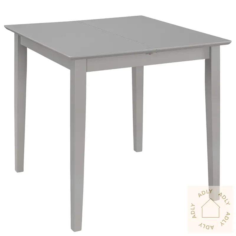 Uttrekkbart Spisebord Grå (80-120)X80X74 Cm Mdf