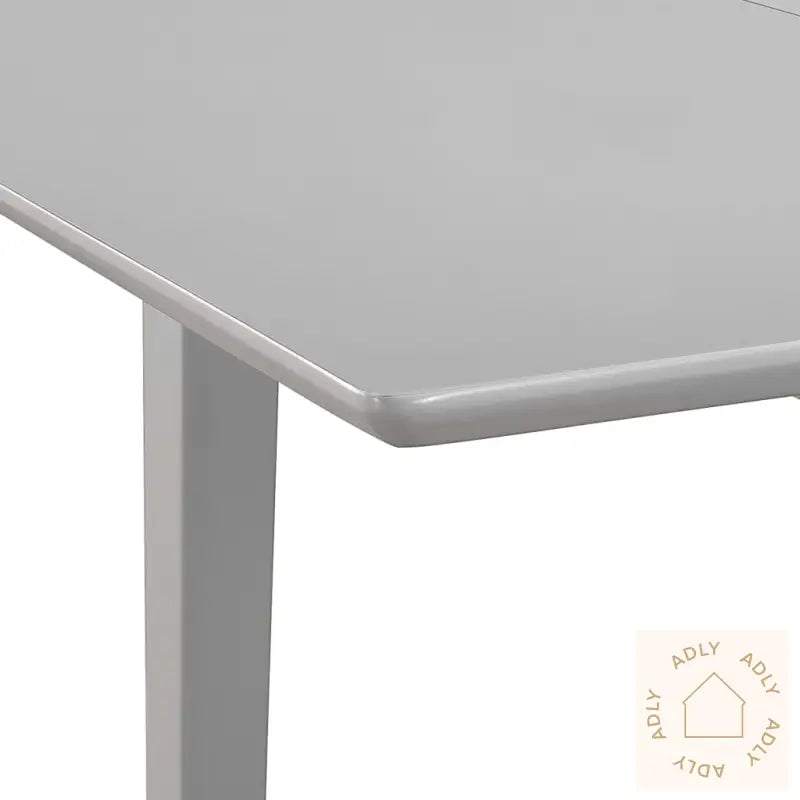 Uttrekkbart Spisebord Grå (80-120)X80X74 Cm Mdf