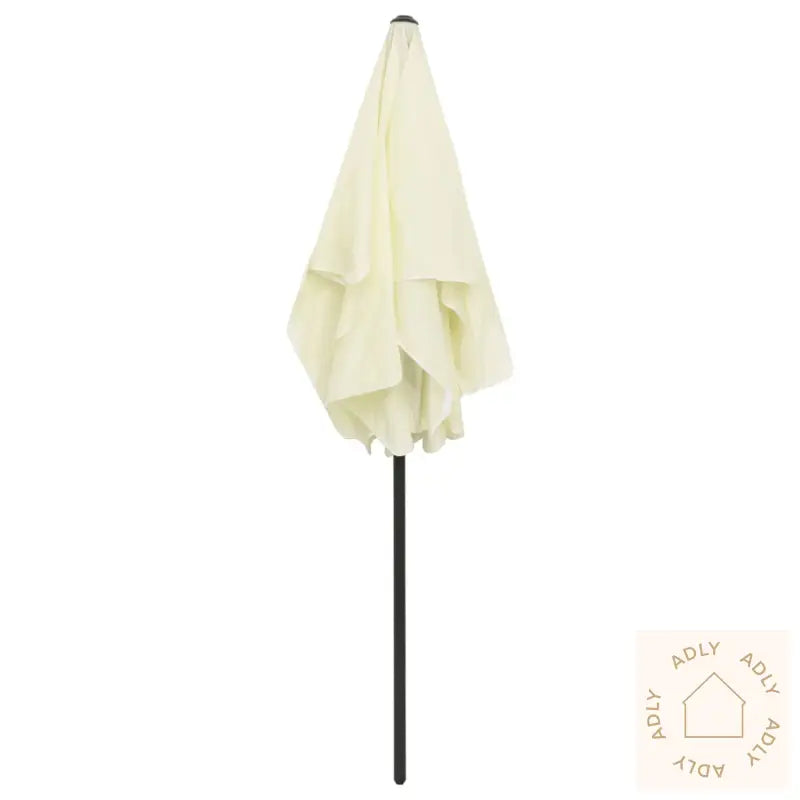 Strandparasoll Sandgul 180X120 Cm